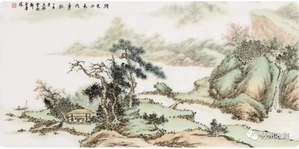 東風西漸——蘇州書畫名家楊建華先生攜山水佳作閃耀紐約時代廣場巨幕